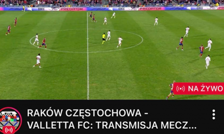 WOW! Tylu widzów NA ŻYWO oglądało mecz Raków - Valletta na Kanale Sportowym! O.o